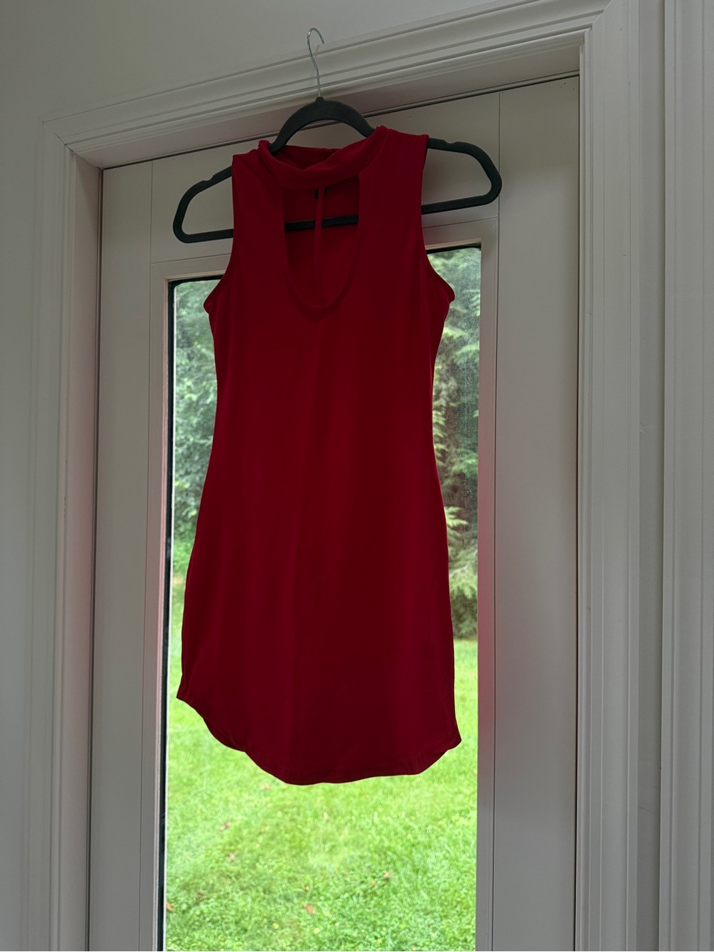 Derek Heart Red Sleeveless Shift Dress